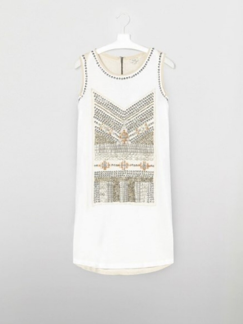 Hoss Intropia Studded Embroidered Tank Dress‎